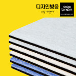 방음재 차음재 흡음재 흡음 차음 일체형 접착식 방음아트보드 누구나 쉬운 셀프방음재 : 디자인방음