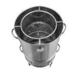 바베큐그릴 훈제기 훈제 바베큐 박스 화덕 캠핑 휴대용 : 포카우치