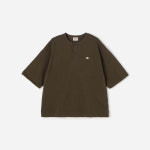 단톤 일본 한정판 맨즈 T/C 피케 헨리넥 반팔 티셔츠 : 셀렉샵 리코