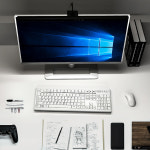 공간녹백 모니터 조명 led 스크린 바 램프 노트북 직선형 : 공간녹백