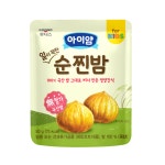 아기 밤 간식 어린이 돌아기 유아 과자 달콤한 부드러운 맛밤 찐밤 7개 : 스토어 도담