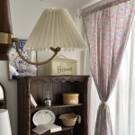 빈티지 커튼 플라워 면커튼 꽃무늬 거실 레트로 커텐 : 시리얼캐번