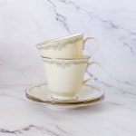 [Antique]1+1 제품 레녹스 Kingston 킹스톤 찻잔 듀오 빈티지커피잔 티잔 : 앤틱블라썸