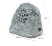 돌모양스피커 태양광 돌 스피커 정원 공원 돌멩이 블루투스 : 메가제품