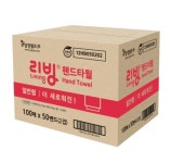 삼정펄프 리빙 핸드타올 일반형 2겹 5000매 : 구일종합상사