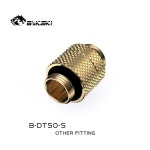 Bykski B-DTSO-S,PC 액세서리 커넥터/익스텐더 로터리 G1/4 나사, 360 도 로터리 듀얼 수, 버트 조인트 피팅 : 노바네스트1