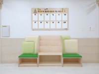 도서영역 책꽂이 벤치 어린이집인테리어 신학기환경구성 유희실 전면책꽂이 : 신씨네나무이야기