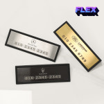 벤츠 주차번호판 12자리 안심번호 논슬립 자동차 핸드폰 전화번호판 수입차 로고 : 플렉스해따