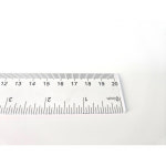 이지데이 전문가용 사무용 투명 방안자 직선자 플라스틱 자 20cm : 프리미유통