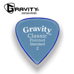 Gravity Pick - Classic Pointed Standard / Blue Polished 2.0mm (GCPS2P) : 스쿨뮤직