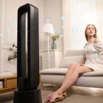 타워팬 날개없는선풍기 타워형 선풍기 저소음 리모컨 선풍기 공기청정 : 에이원컴퍼니