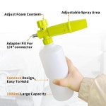 XUNCHI 폼 캐논 1L 병 세차 스노우 폼 랜스 06cm14인치 퀵 커넥터 압력 파워 제트 와셔 퀵 릴리즈 조절 가능한 노즐 세척 장갑 1개 포함... 