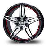 올뉴엑센트 올뉴프라이드 휠 16인치 아비드 FS02 블랙폴리쉬레드라인 1166 안양 : 안양타이어월드휠튜닝