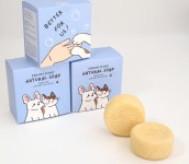 [청딩바] 강아지 고양이 수제 보습 촉촉 천연 비누 애견 데일리 샴푸바 : 청키딩키