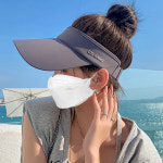 아이스 실크 차단 태양 모자 남녀공용 스포츠 오리 혀 할로우 탑 여름 쉐이드 1 : 원스텝컴퍼니