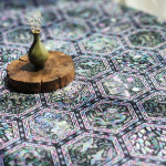 [한국전통문양원단] K마스터피스시리즈 28번째 육각자개함 : 해피 퀼트