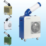 실외기 없는 업소용 산업용 이동식 코끼리 에어컨 냉풍기 블루 : 쇼핑포미