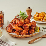 마니커에프앤지 버팔로윙 봉 치킨 1kg 윙봉 팝콘 순살치킨 너겟 텐더 가라아게 핫스파이스윙 : 마니커에프앤지