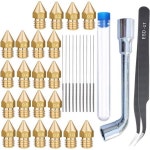 Creality CR10 10S Ender 3 5 3D 프린터 부품용 MK8 깍지 34 in 1 175mm 02 03 04 05 트위저 스패너 035 바늘 : 하란스토어