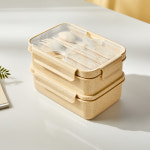 가볍게 들고 다니는 칸칸나눔 도시락 2200ml 2단 옐로우 KC0124003 : NC엑스코 모던하우스