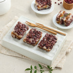 해아람떡집 팥시루떡/국산 팥으로 만든 통팥 쏙 호박찰떡900g(10개입 1팩) : 햇살을 가득 받은 해아람