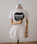 [무배] 디이피 레터링 하트 티셔츠 2color : cocogen코코젠