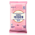 크리넥스 마이비데 물티슈 밸런스케어 캡형 40매x1팩 / 화장실용 여성전용 : 주식회사 티슈랜드