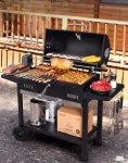 바베큐화로 바베큐 도구정원 가정용 그릴 숯불 bbq 용품 화로 장작 펜션 불판 양갈비 : 파니퍼니마켓