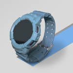 TXLX 갤럭시워치 일체형 스트랩 워치 7 6 5 4 호환 풀커버 세트 20 40 44 mm : TXLX