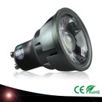 GU10 LED 전구 라이트 조도 조절식 COB 스포트라이트 따뜻한 흰색 3000k 자연 6500k 스폿 램프 3W 110v 220v 240v : 마노상사
