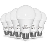 디밍 불가 에너지 효율 LED 전구 쿨 화이트 E26 미디엄 베이스 A19 9W 60 와트 120V 900LM 3000K-6500K 6 개 : amuseby