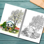 그림이좋은사람들 수채화 컬러링북 색연필 성인 어른 취미 미술 추억의 가게 색칠공부 : 그림이좋은사람들