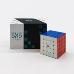 건스무역 5X5 YJ MGC 5 큐브 55 자석 루빅스 선수용 스피드 큐브 555 스티커리스 : 건스무역