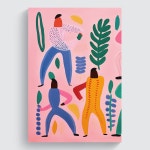 시원한 인테리어 액자 포스터 거실 대형 여름 일러스트 카페 그림 땐스땐스땐스 A2 : 라프레임