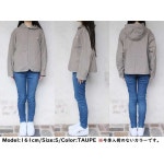 단톤 여성 나일론 태서 후드 바람막이 자켓 점퍼 아우터 24SS DT-A0277 NYS : Greenbean