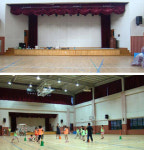 [수명중학교] 전동커튼 체육관 암막커튼, 방문견적,시공설치 : 창문데코