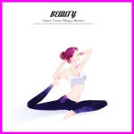 플라잉 요가 체형 여성 휘트니스 헬스 센타 운동 뷰티 파르텔 벽지 시트지 롤스크린 : 으뜸데코