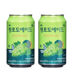 청포도에이드 350ml X 48캔 : 일화본사 공식쇼핑몰