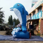 돌고래 고래 에어풍선 범고래 에어바운스 돌핀 해양동물 바다 테마 공기조형물 : airportshop