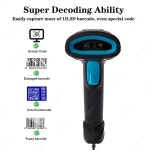 유선 바코드 스캐너 1D 2D 무선 핸드헬드 바코드 리더 블루투스 스캐너 2D QR 코드 리더 PDF417 바 스캐너 : teristore