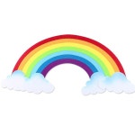 어린이집 유치원 펠트 7000 꾸미기 투톤 무지개 환경판 환경구성 : 콩두개