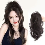 높은 여성 묶음 포니테일 컬링 긴 가발 집게 SD 230903 머리 부분 웨이브 파마 볼륨 패션 : 종종걸음샵