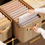 접이식 수납스토리지 수납함 와이어 옷장 수납박스 브라운 수납정리함 그레이 특대형 리빙박스 라틴 : 콩두개