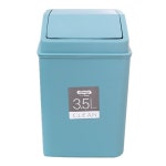 코멕스 미니 클린푸쉬 휴지통 탁상용 민트 3.5L 화장대 방 쓰레기통 주 : 선봉마케스