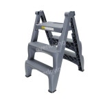 세차용 접이식 2단사다리 고강도 계단 풋 단 선반 폴딩 수동 안전 : 오버러빙