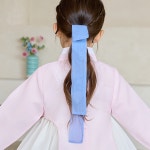 유인 한복 댕기 헤어 머리끈 장식 허리끈 악세사리 장신구 아동 코디 남아 여아 유아 돌 아기 장식 어린이 여자아이 세트 컬러 색상 : 주식회사... 