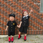 여름 레트로 교복 유아복고 의상 어린이 복고패션 돌 아기 3호 부터 13호까지 : 더블조이1224