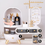 볼모아 메이크업 악세사리 아크릴 화장품 정리함 정리대 특대형 : 바이올니즈