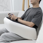 펌플렉스 레벨업쿠션 게이밍 독서 반달 미용실 뜨개질 쿠션 : 펌플렉스 주식회사