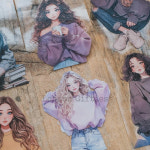 London Gifties 마스킹 테이프 Cosy & chill sweatshirt girls 3D Gloss PET 2컷 LG 251(cut) : 톤페이퍼